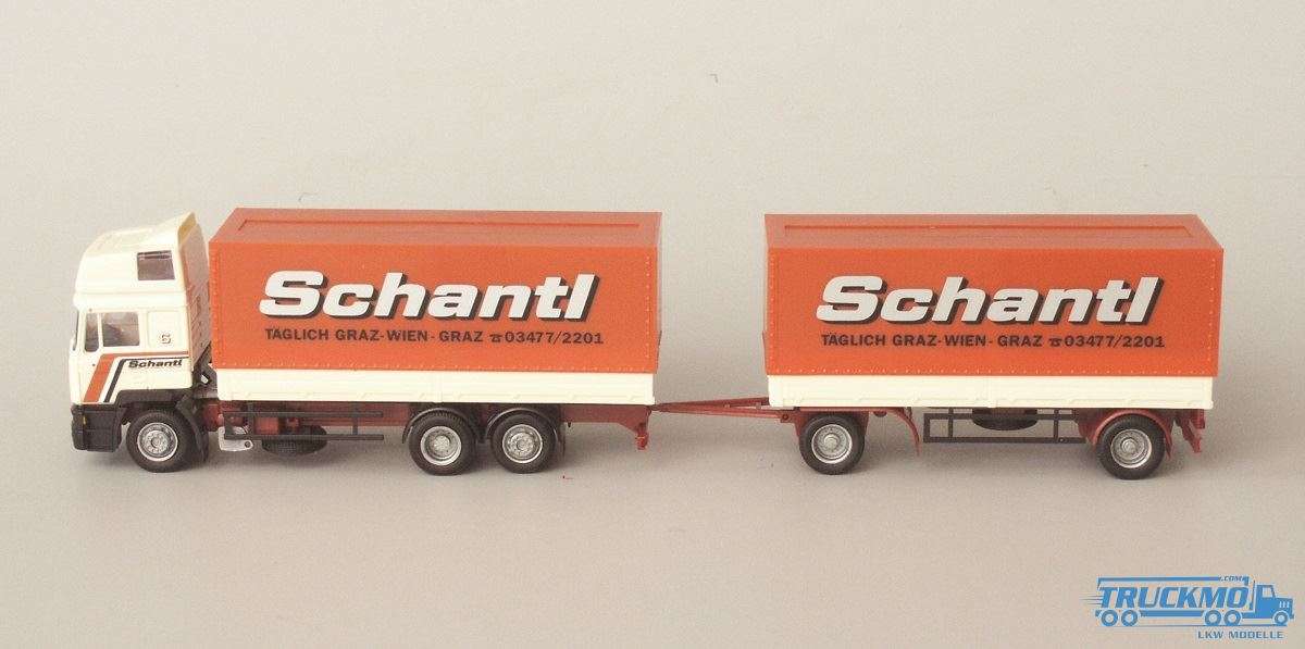 AWM Schantl MAN Steyr HD Flatbed trailer truck 54122