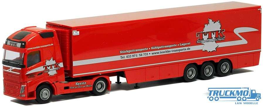 AWM TTK Teschke Volvo &quot;12&quot; XL Aerop refrigerator tractor trailer 75296