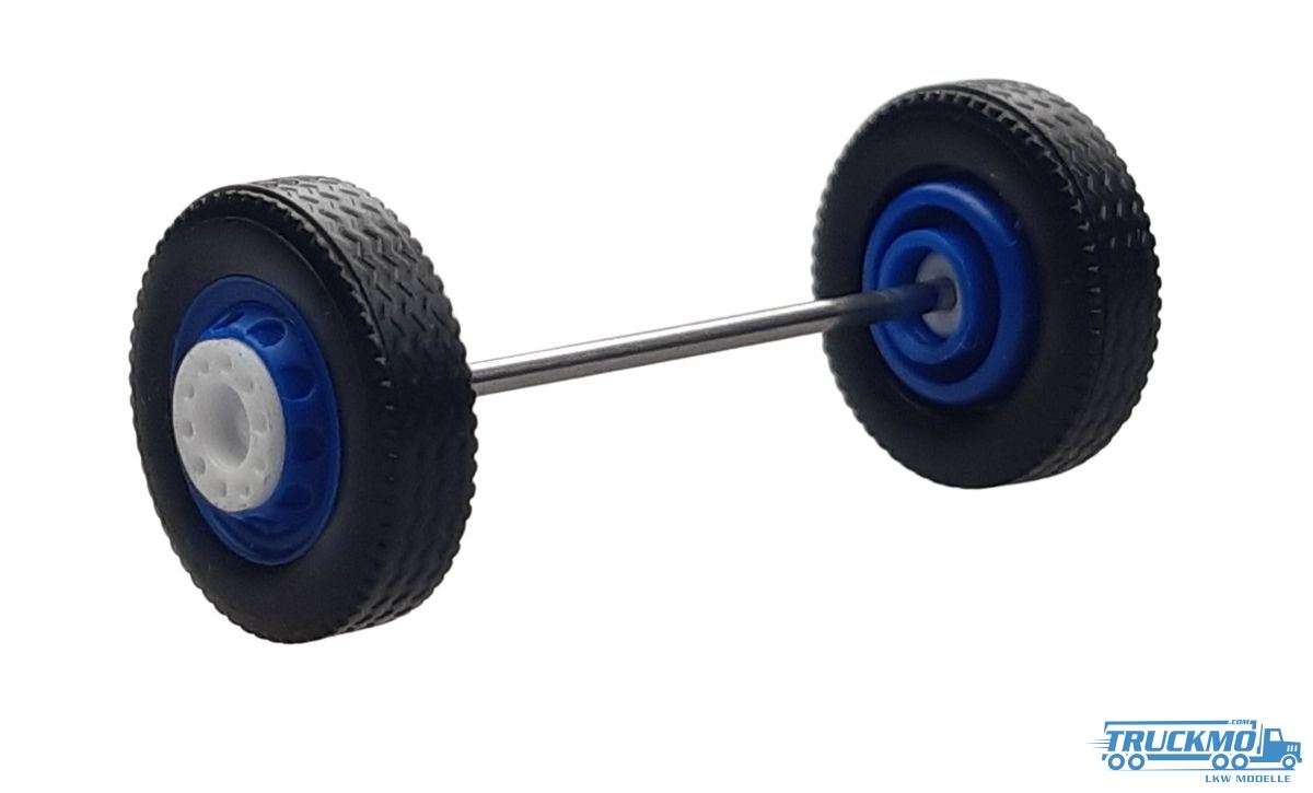 Herpa Axle Tractor 2-T white / blue A10024