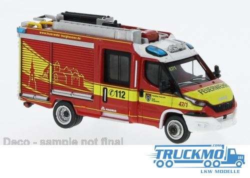 Brekina Feuerwehr Burghausen Iveco Magirus Daily MLF 870549