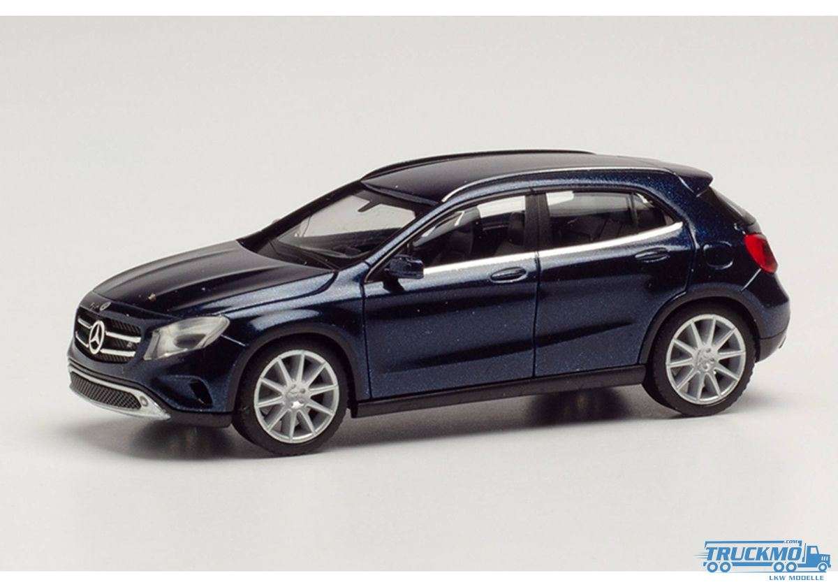 Herpa Mercedes Benz GLA class denim blue metallic 038317-003