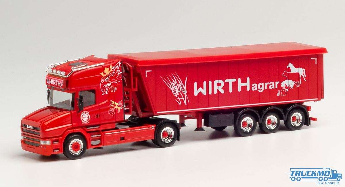 Herpa Wirth Agrar Scania Hauber TL Stöffelliner Sattelzug 313018