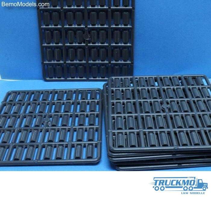 Tekno Parts Roof Tiles anthracite 280 pieces 1:32 80172
