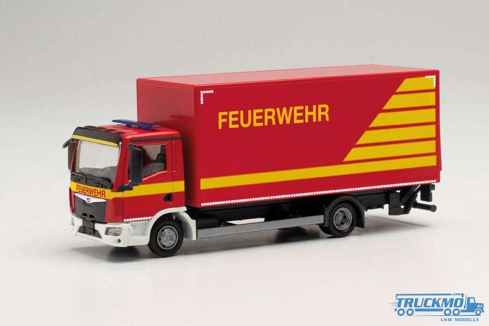 Herpa Feuerwehr Einsatzleitung MAN TGL CC box truck 096829