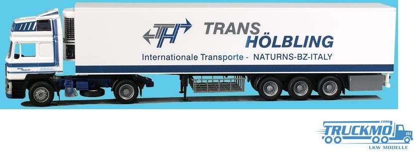 AWM Trans Hölbling MAN F 2000 box semitrailer 70280