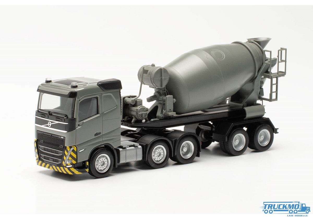Herpa Volvo FH flat roof 2020 Concrete Mixer trailer 316224
