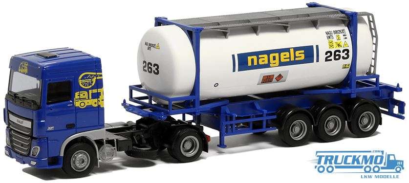 AWM Nagels DAF XF 106 SC 26´Swapbody-Tractor-trailer 75334