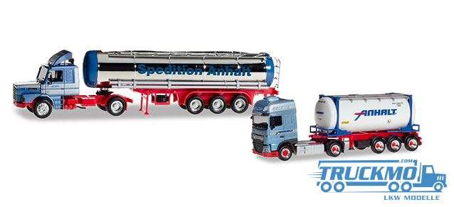 Herpa 50th anniversary Spedition Anhalt Set with two models 310369