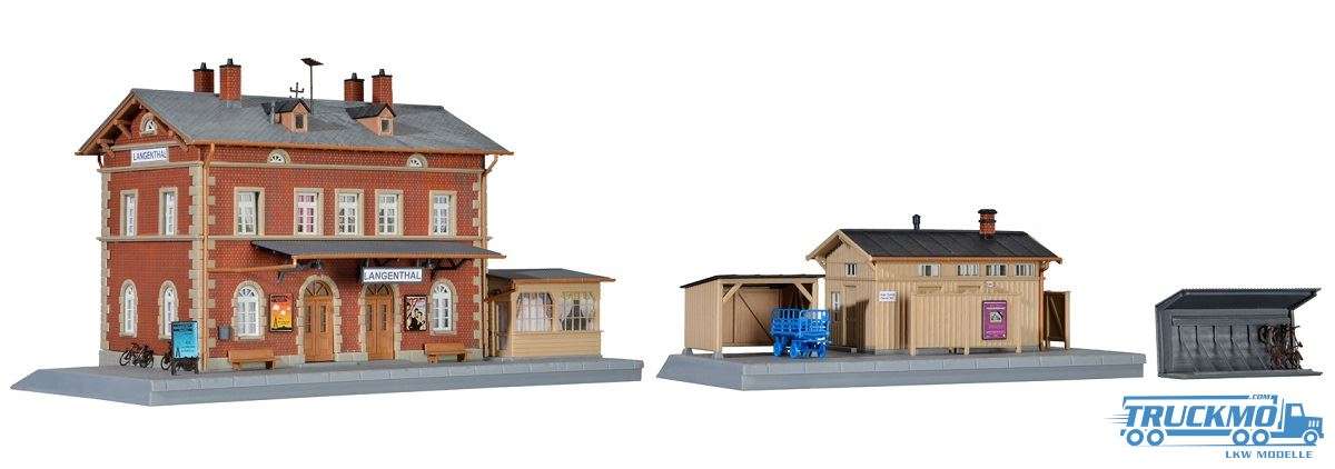 Kibri station Langenthal with outbuildings 39504