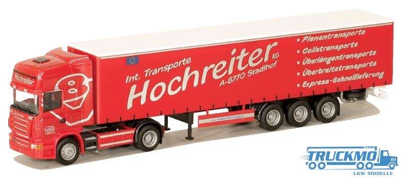 AWM Hochreiter Scania R Topline Aerop Curtain canvas box semitrailer 54244