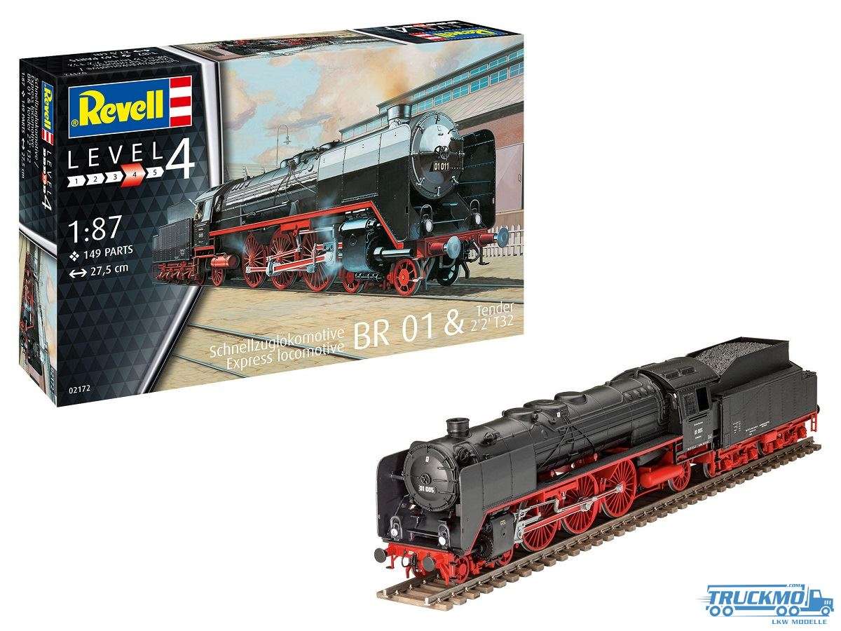 Revell Model Sets Heavy Express Locomotive BR01 Tender 2´2´ T32 02 172