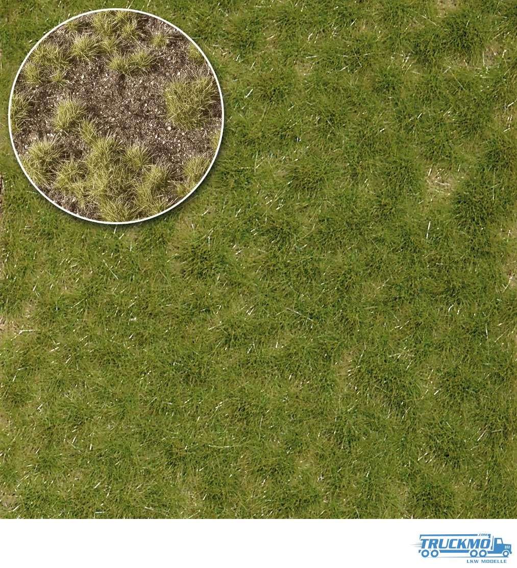 Busch tuft of grass spring two-tone short 4mm 3531