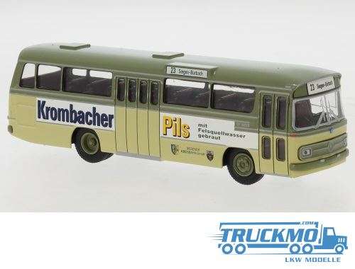 Brekina Siegen Krombacher Pils Mercedes Benz O302-11 1972 Bus 52155