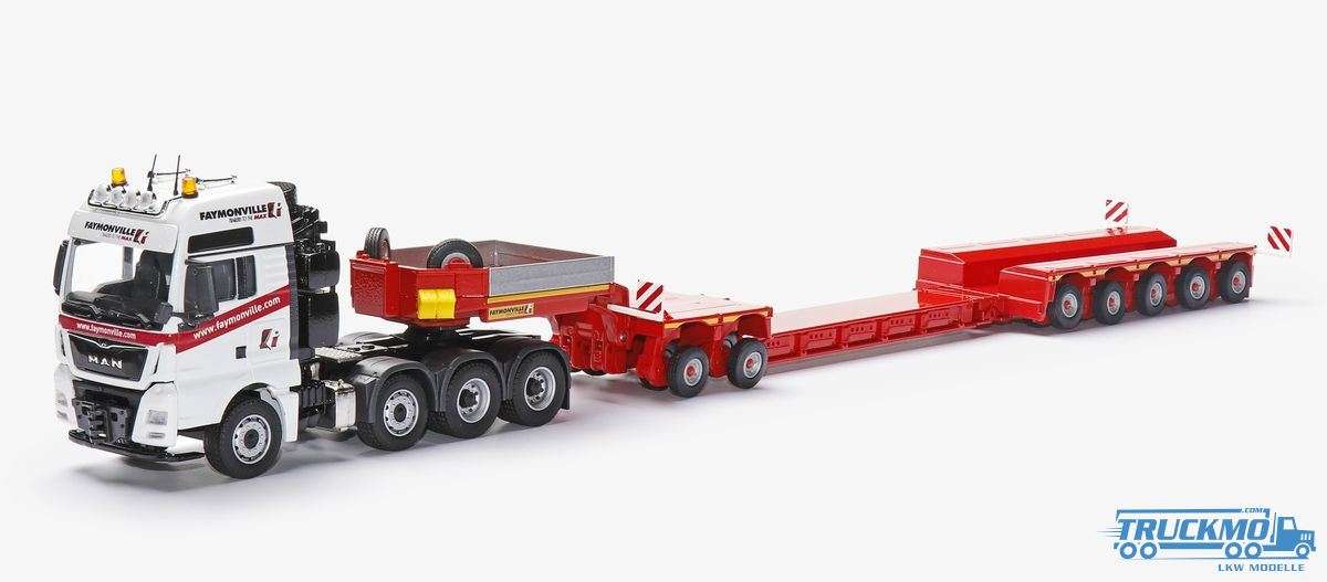 Conrad Faymonville Variomax MAN TGX Euro 6c heavy-duty tractor unit low-bed trailer 76213/01