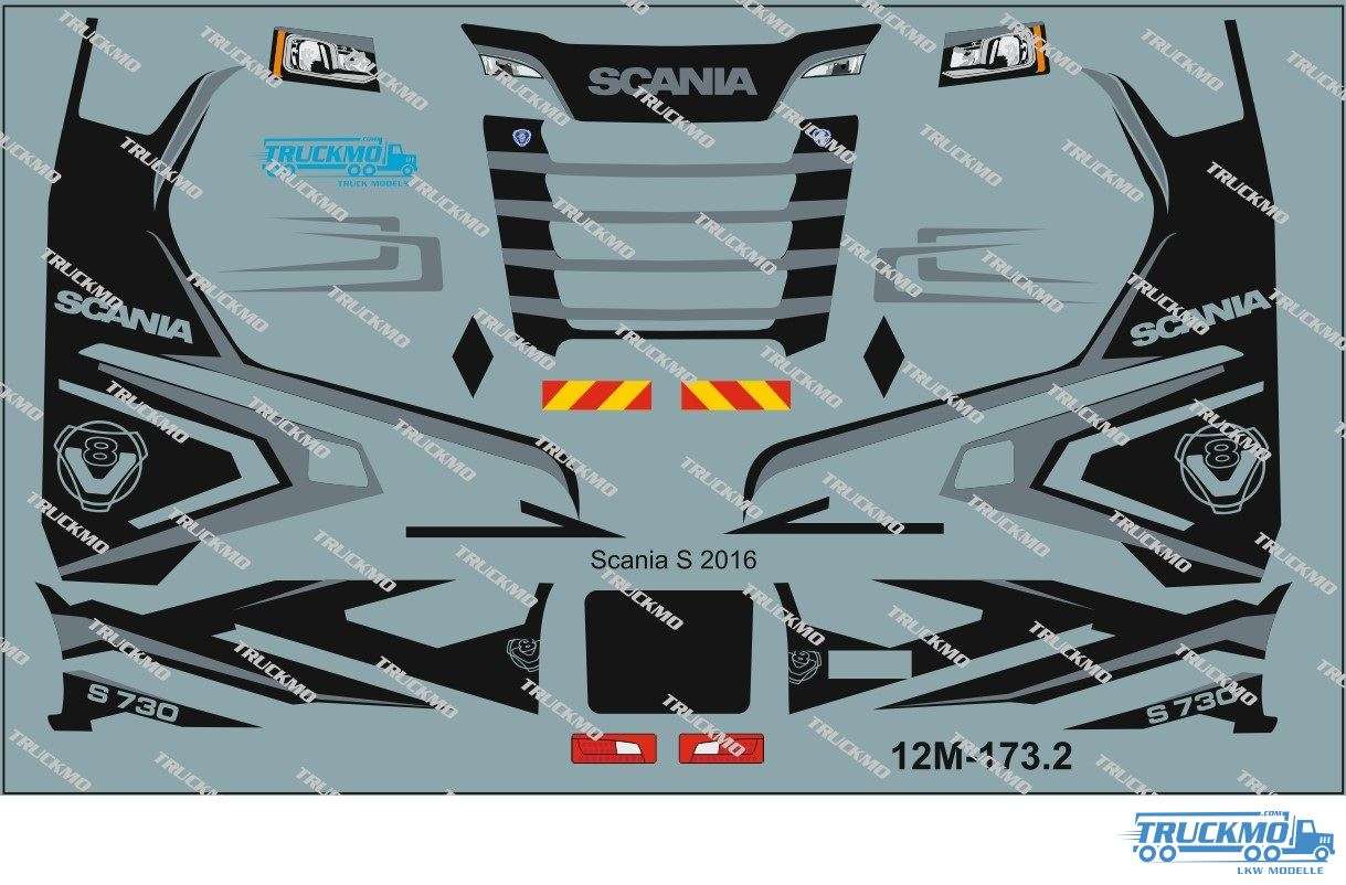 TRUCKMO Decal Scania S 2016 12M-173