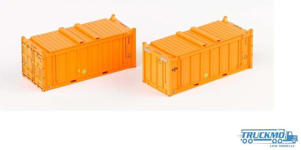 PT Trains Set 2x 20ft Container OT DP DPRE9000501 + DPRE9000800 820801