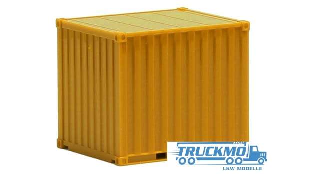 Herpa 10ft Container ribbed golden yellow 490626