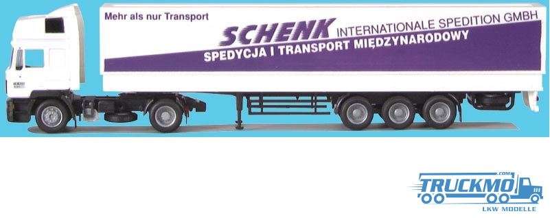 AWM Schenk Spedition MAN F 2000 Flatbed semitrailer 70056