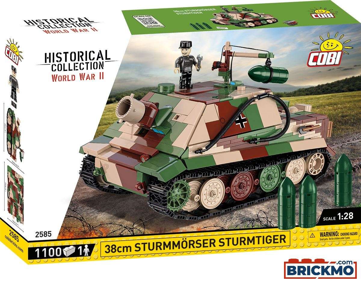 Cobi Historical Collection World War II 2585 Sturmmorser Tiger Sturmt 2585