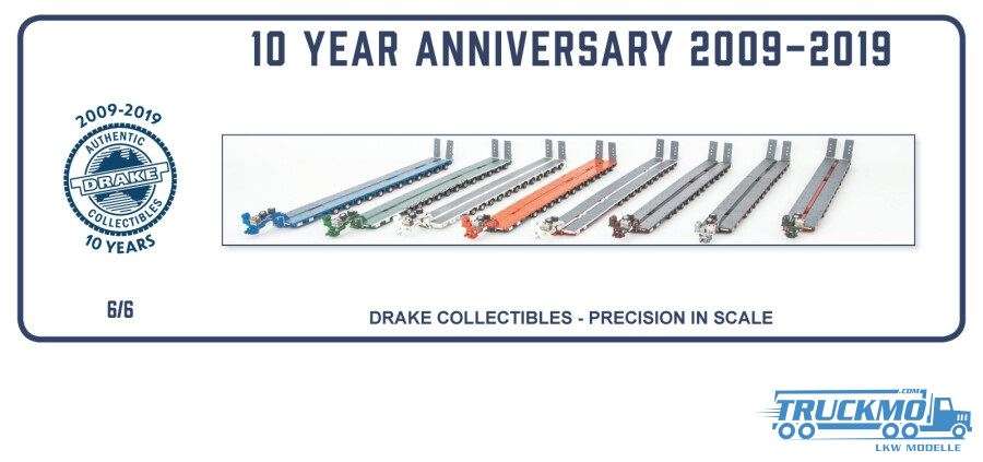 Drake 10th anniversary number plate 6 Z624024006