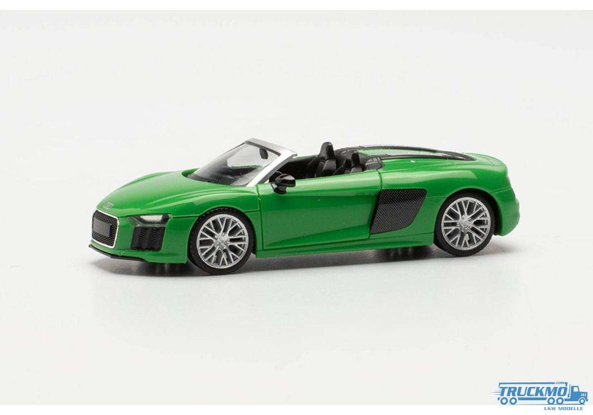 Herpa Audi R8 V10 Spyder green 028691-002