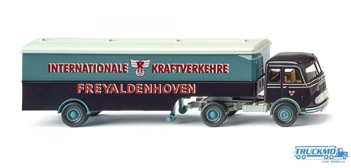 Wiking Freyaldenhoven Mercedes Benz Pullman box semitrailer 051324