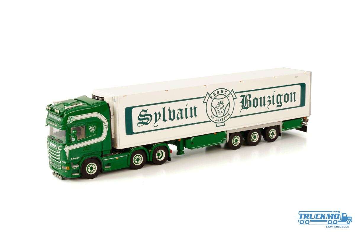 WSI S. Bouzigon Scania Streamline Topline 6x2 TwinSteer reefer semitrailer 3axle 01-3742