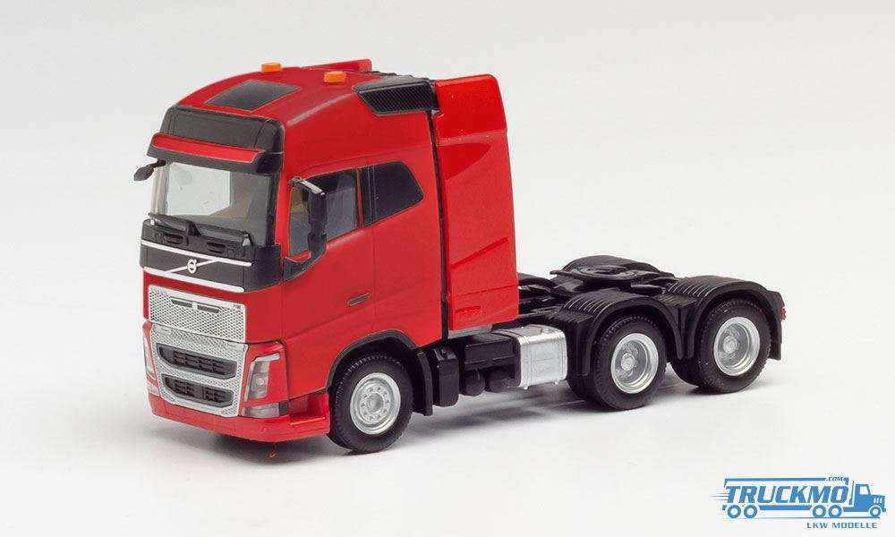 Herpa Volvo FH Globetrotter XL 6x4 tractor heavy duty tower red 312387