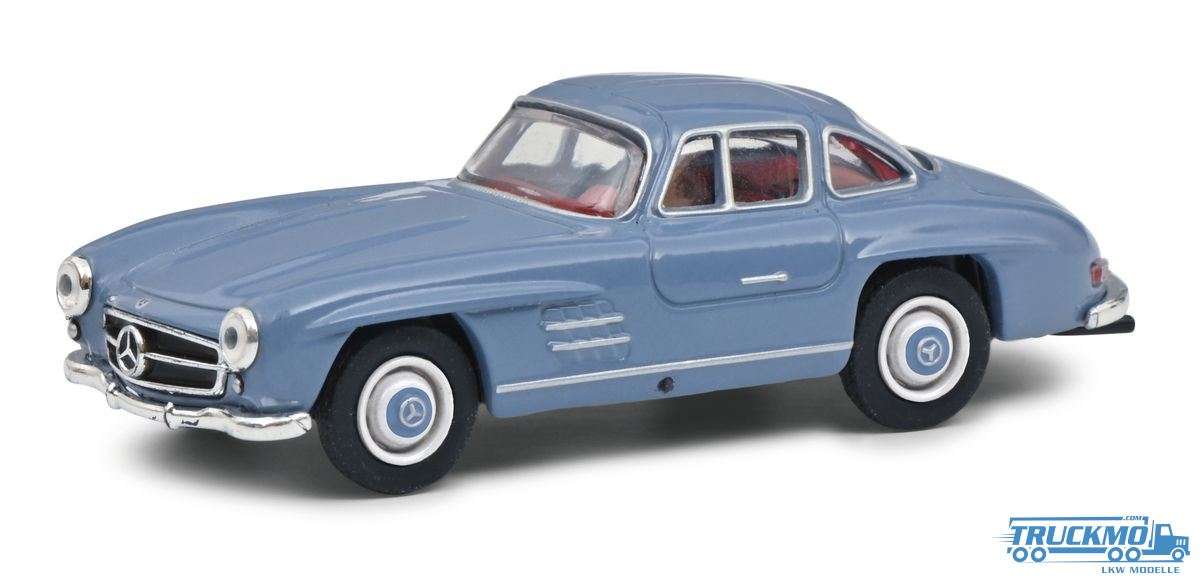 Schuco Mercedes Benz 300 SL blue 452027600