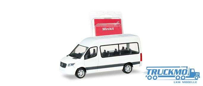 Herpa MiniKit: Mercedes-Benz Sprinter Bus Hochdach weiß 013468