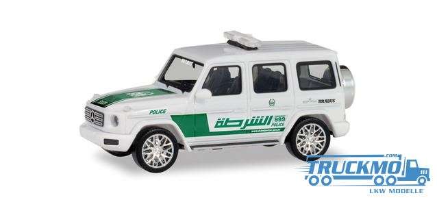 Herpa Polizei Dubai Mercedes Benz G-Klasse 095082