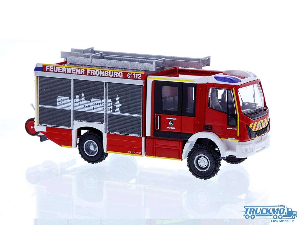 Rietze Feuerwehr Frohburg Magirus HLF Team Cab 68159