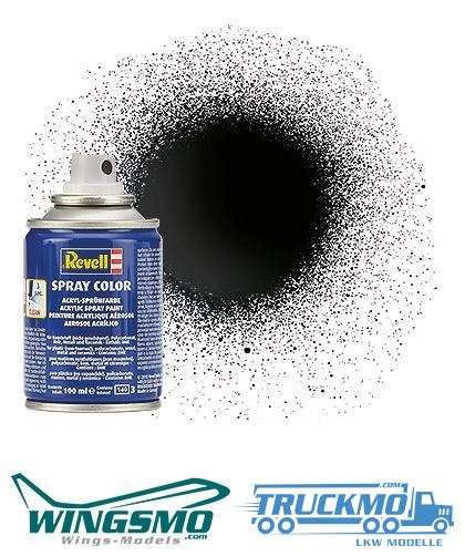 Revell Spray Color black glossy 100ml 34107