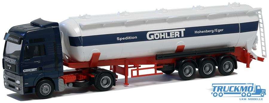 AWM Göhlert Spedition MAN TG-A XXL 60cbm silo trailer 70978