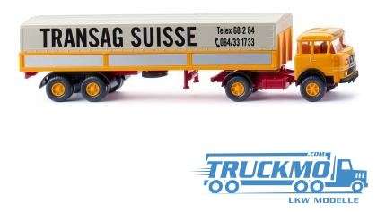Wiking Transag Suisse Krupp 806 Pritschensattelzug 051503