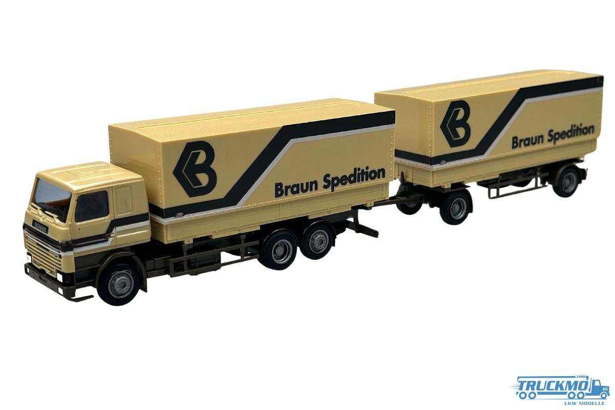 AWM Braun-Lauterach Scania 113 swap-body trailer combination 54005