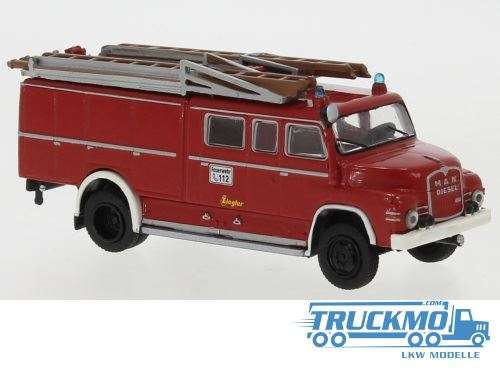 Brekina Feuerwehr MAN 450 HA LF 16 1965 rot weiß 45101