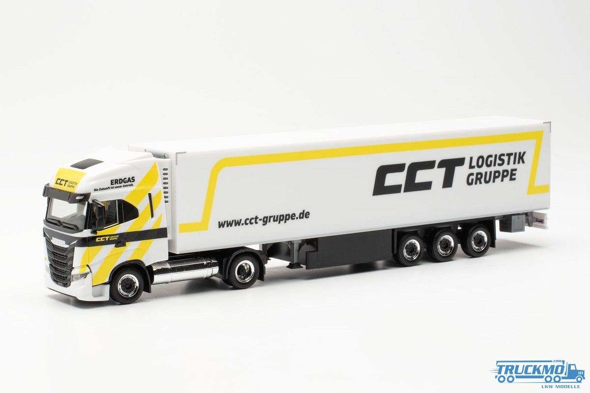 Herpa CCT Logistik Gruppe Iveco S-Way LNG reefer trailer 947534