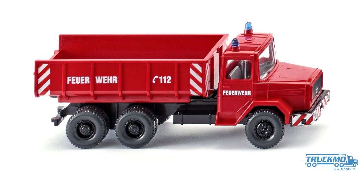 Wiking Feuerwehr Magirus Deutz Schuttwagen 062402