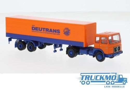 Brekina Deutrans MAN F7 box semitrailer 78154