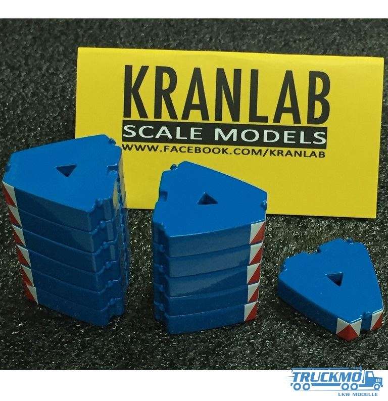 Kranlab Felbermayr 10t Counterweights blue RAL5015 KR75-04F