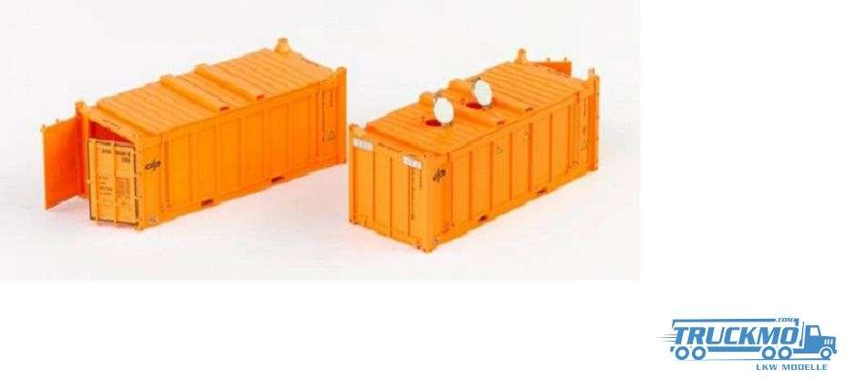 PT Trains Set 2x 20ft Container OT DP DPRE9000918 + DPRE9002320 820807