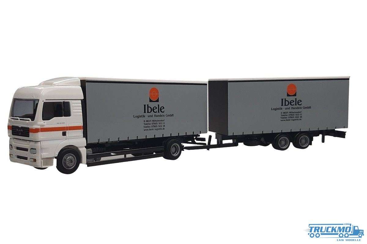 AWM Ibele MAN TGA XLX tarpaulin truck-trailer 75969
