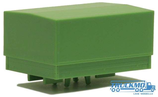 Herpa ballast box large heavy duty tractor green 692145