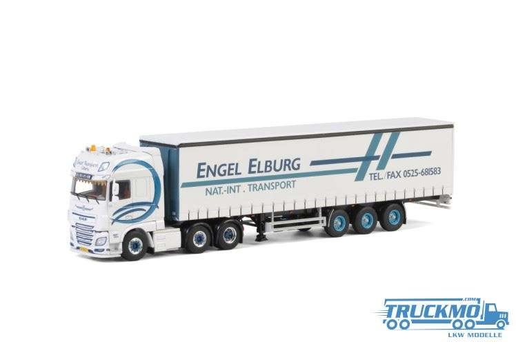 WSI Engel Transport Elburg DAF XF Super Space Cab curtainside trailer 3 axle 01-2738