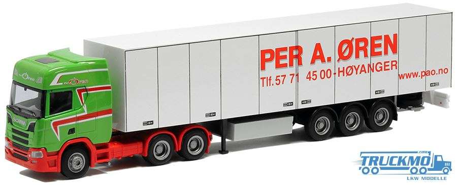AWM Oren Scania R box trailer 9241.01