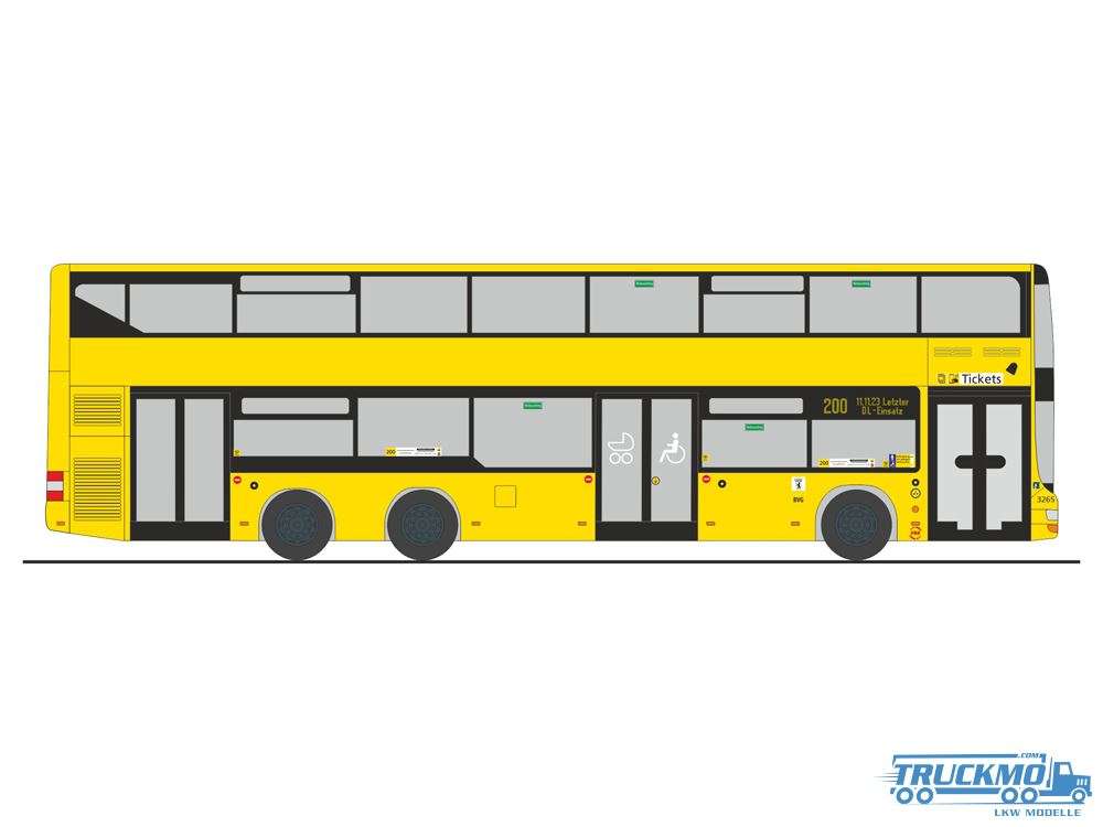 Rietze BVG - Abschiedsfahrt letzter DL07 MAN Lion´s City DL07 Bus 67697