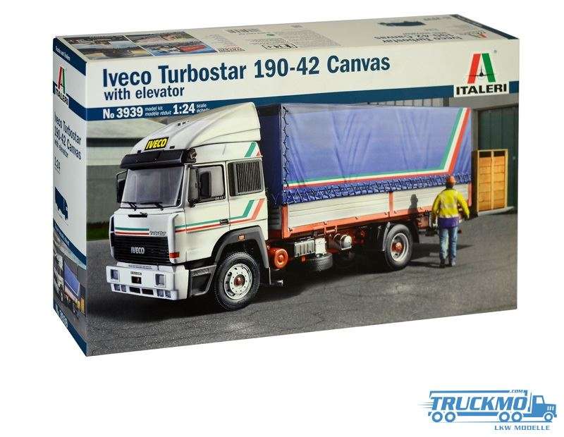 Italeri Iveco Turbostar 190-42 Curtainsidetrailer 3939