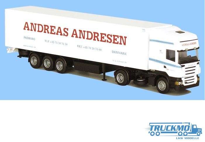 AWM Andresen Scania R Topline Aerop Refrigerated box semitrailer 73618