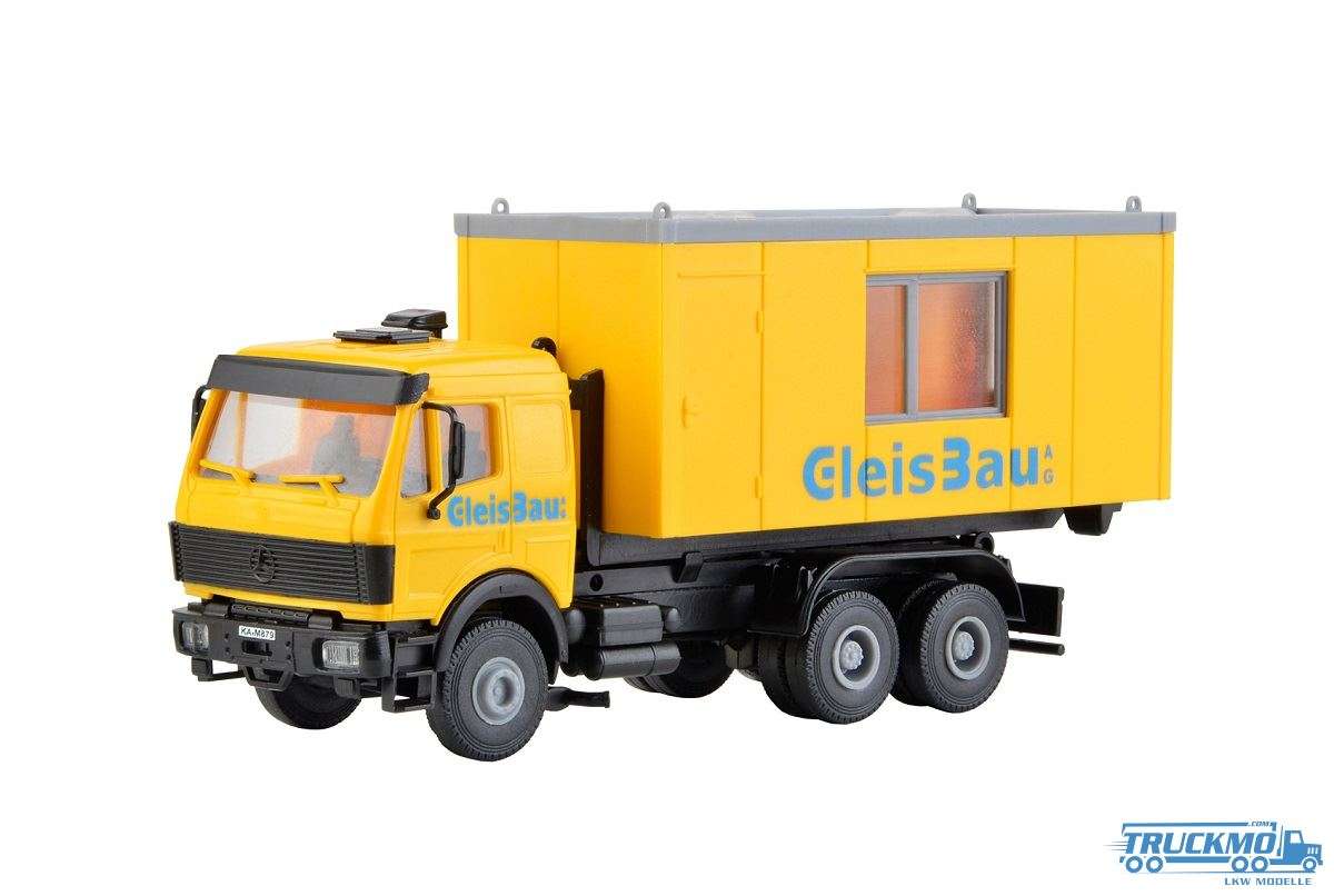 Kibri GleisBau Mercedes Benz LP swap body office container 16310